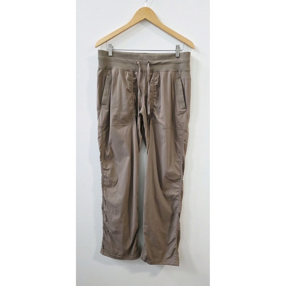 Lululemon Dance Studio Pants Women's Size 10 Taupetastic Unlined 31" Inseam